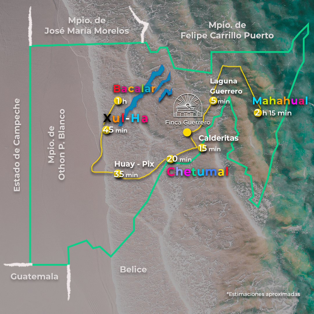 Mapa en donde puedes encontrar Laguna Guerrero